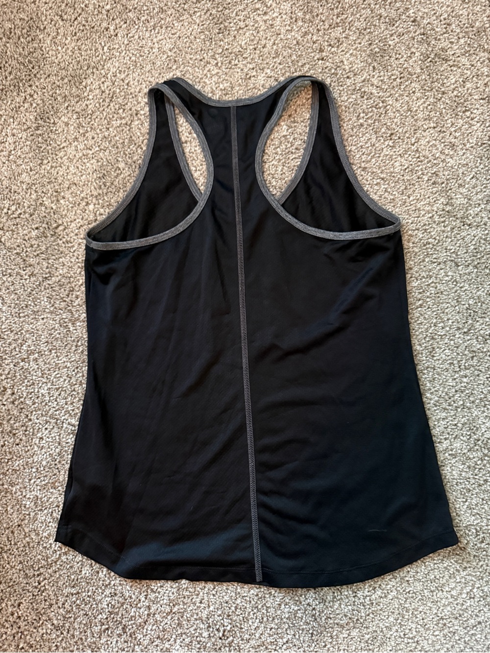 Black Racerback Active Tank Top - Picture 3 of 3